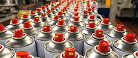 An aerosol production line